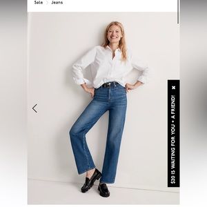 Madewell Perfect Vintage Wide Leg